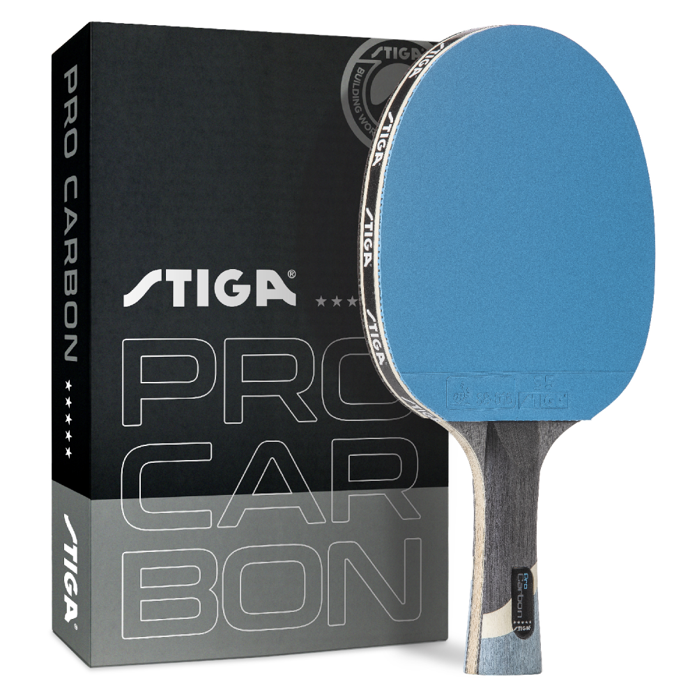 STIGA Blue Pro Carbon Ping Pong Paddle | STIGA US