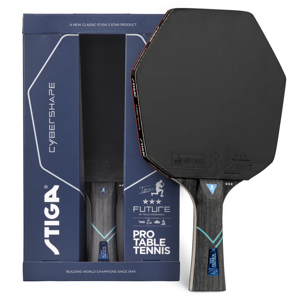 STIGA-Raquette de tennis de table 3 étoiles, couleur pure, originale,  raquette de ping-pong en caoutchouc colorée