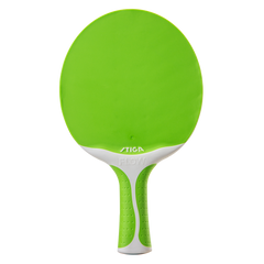 STIGA Flow Water and Shock Resistant Indoor/Outdoor Table Tennis Racket (Green with White Accents)_1