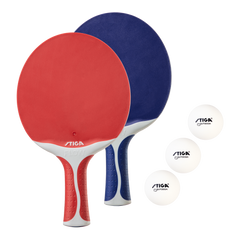 STIGA Flow Outdoor 2-Player Table Tennis Set Includes Two Outdoor Rackets and Two Outdoor Balls_1