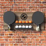 INTELLIGENTLY DESIGNED -  Safely holds up to 6 rackets and 10 balls (not included), keeping your table tennis accessories organized and accessible._2