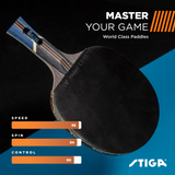 SUPERIOR TECHNOLOGY – This racket unites STIGA's unique Tube Technology with its Crystal and WRB Technologies for a hardened, light blade with faster returns, more power, and extra sensitivity of touch._4