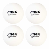 STIGA Water-Resistant, Durable, Outdoor Table Tennis Balls Minimize Wind Resistance (4-Pack)_1