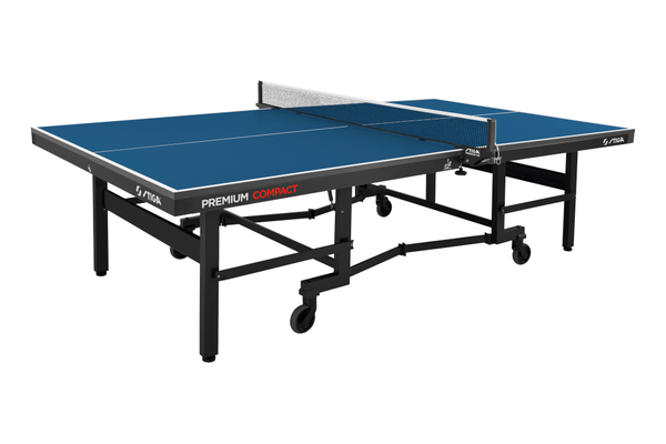 STIGA Premium Tournament-Style Compact Indoor Table Tennis Table Delivered Pre-Assembled with Silk Screen Striping_1