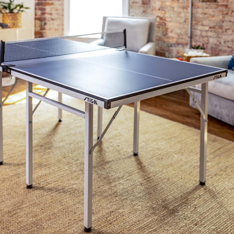 STIGA Blue Space Saver Small Ping Pong Table