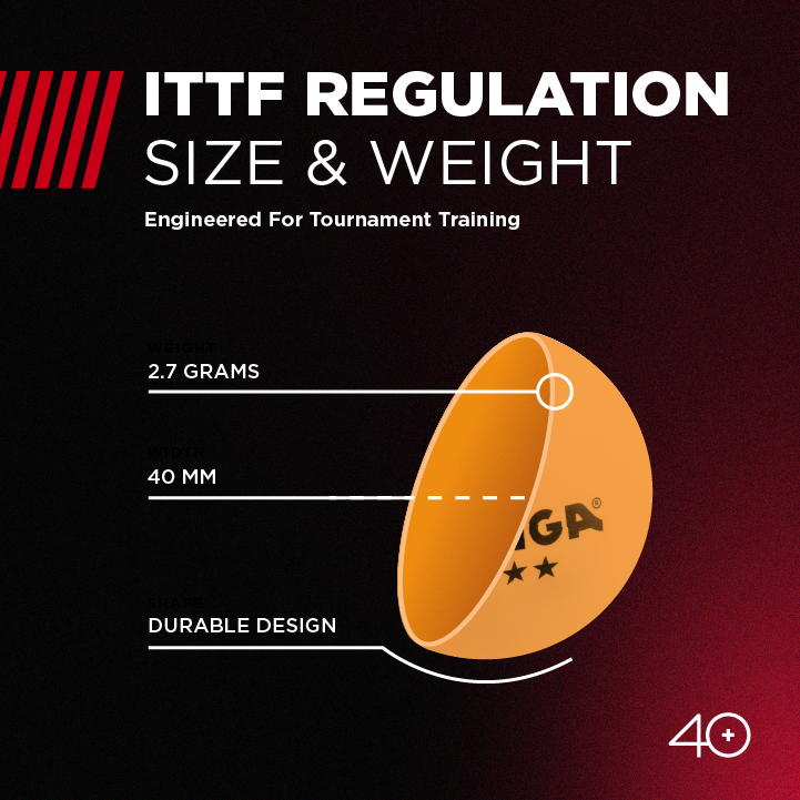 PRECISE DESIGN – The seamless, perfectly round design means these high quality recreational table tennis balls are long lasting and offer consistent bounce and spin._5